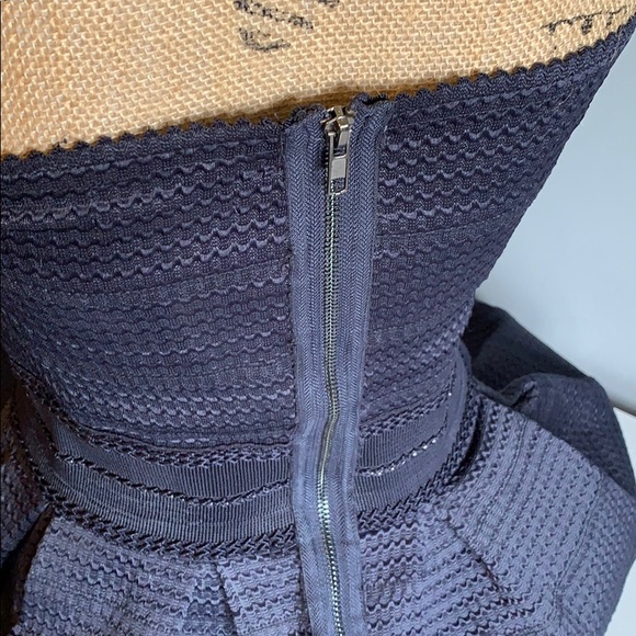 Navy fit and flare dress - Picture 3 of 3